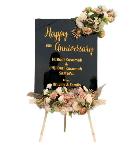 Papan Bunga Akrilik Mulia